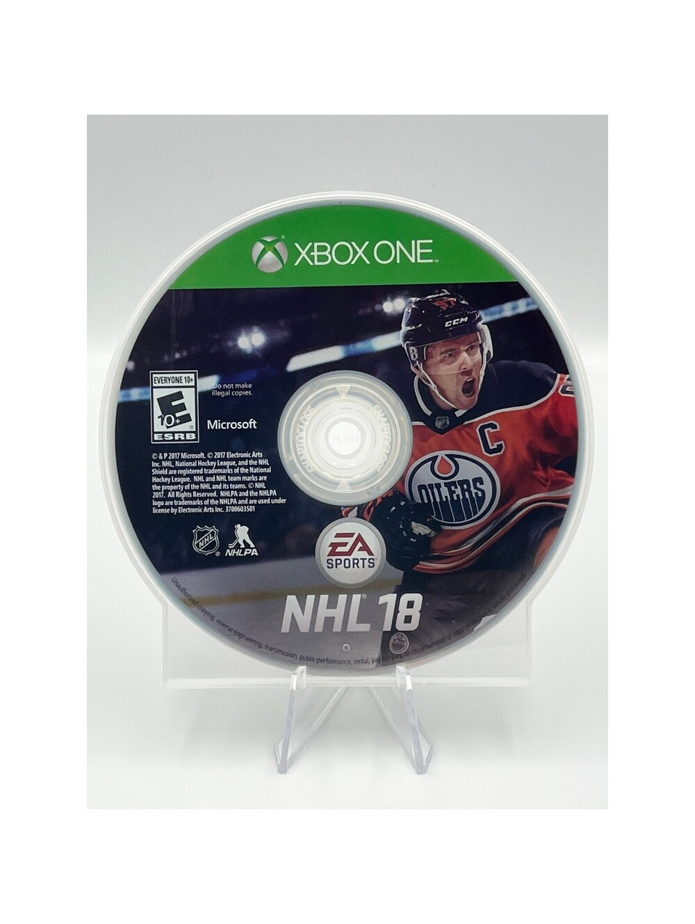 EA Sports NHL 2018 Hockey Xbox One Video Game Disc Only Untested